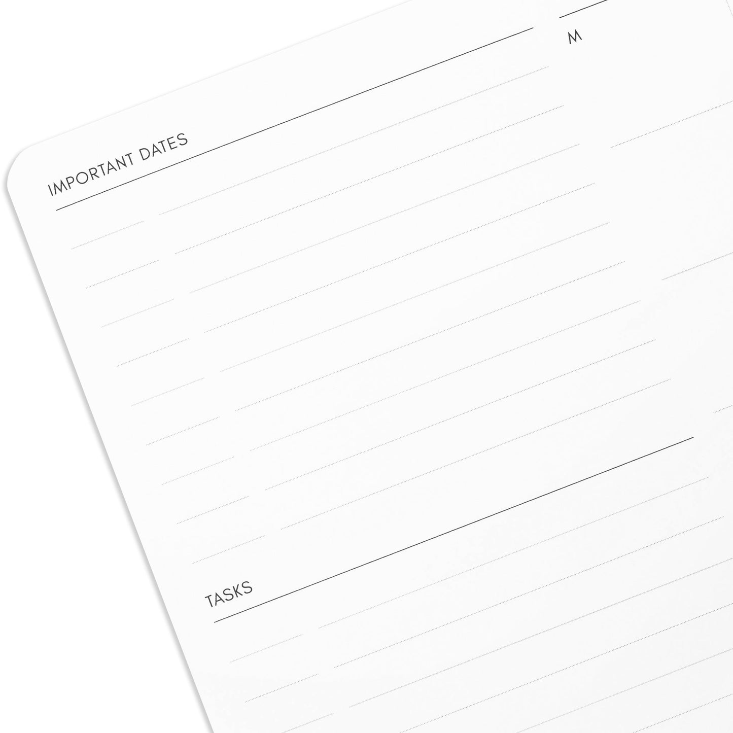 Monthly Executive Desk Mat